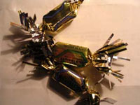 French candies, papillottes