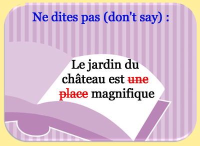 ne dites pas